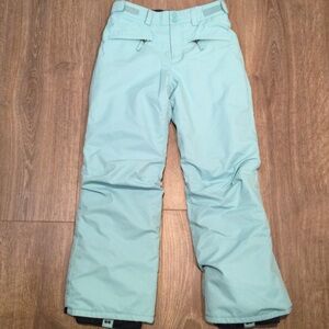 Billabong snow pants aqua size 10 Large